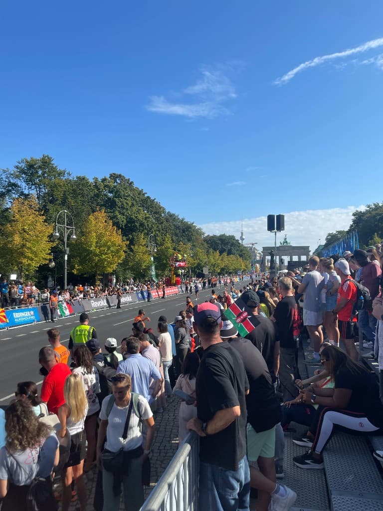Berlin Marathon crowd