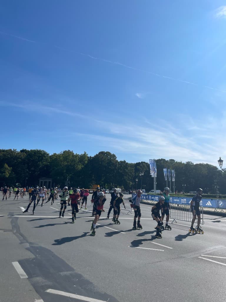 Berlin rollerskating marathon