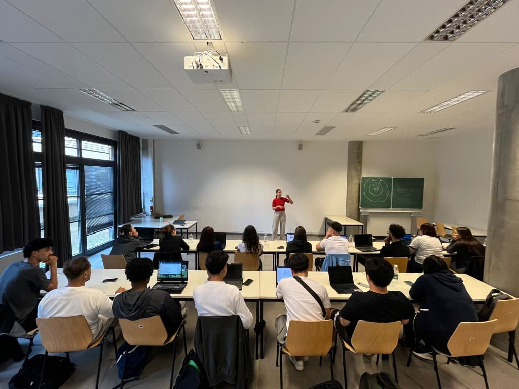 Presenting at university